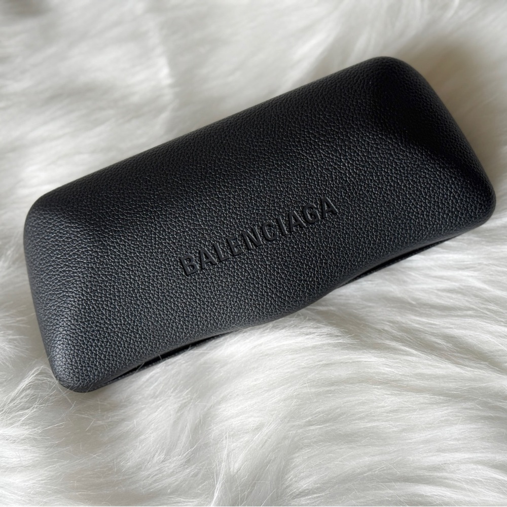 BALENCIAGA SUNGLASSES CASE AND CLEANING CLOTH NEW AUTHENTIC